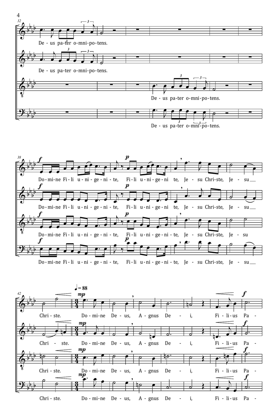 Gloria 2023 Gloria 2023 4-Part scores gallery preview page 4