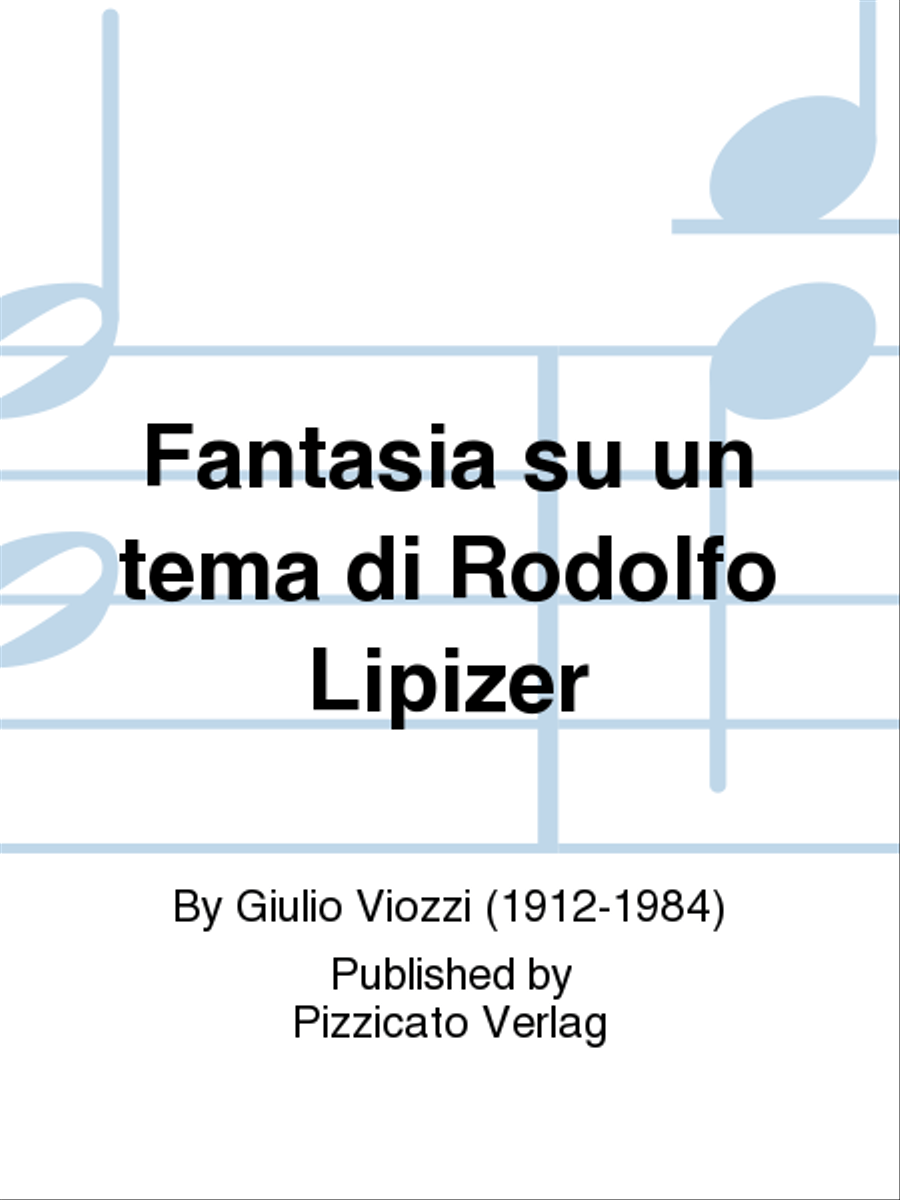 Fantasia su un tema di Rodolfo Lipizer School and Community scores gallery preview page 1