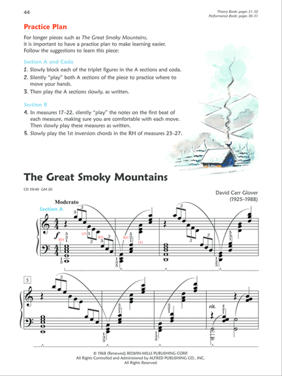 Premier Piano Course Lesson Book, Book 4 Piano Method scores gallery preview page 6