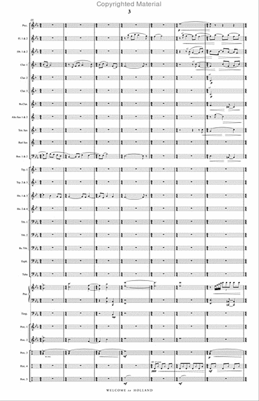 Welcome to Holland Concert Band scores gallery preview page 4