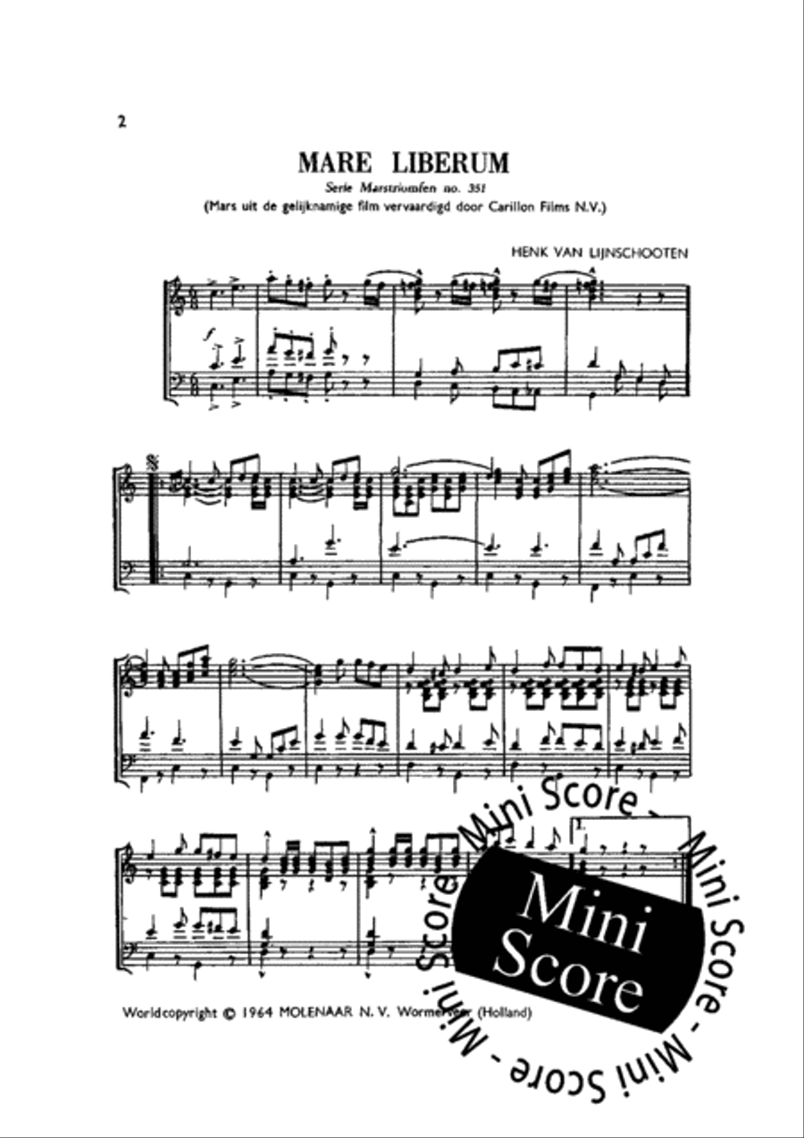 Mare Liberum Mare Liberum Concert Band scores gallery preview page 4
