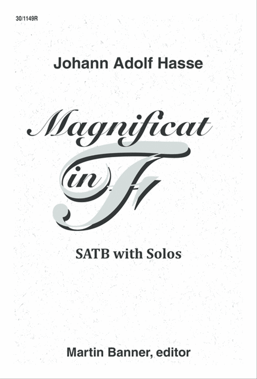 Magnificat in F - Choral Score 4-Part scores gallery preview page 1