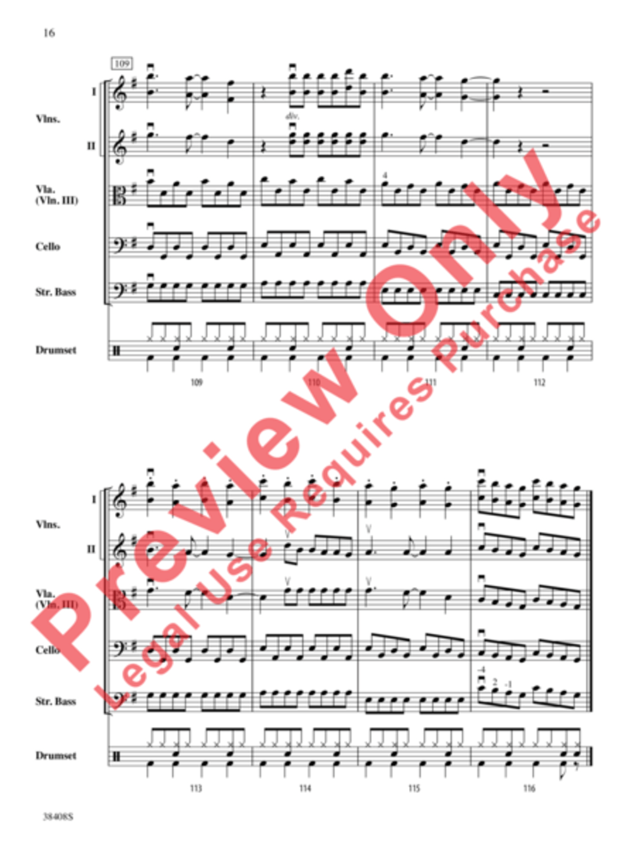 Firework String Orchestra scores gallery preview page 17