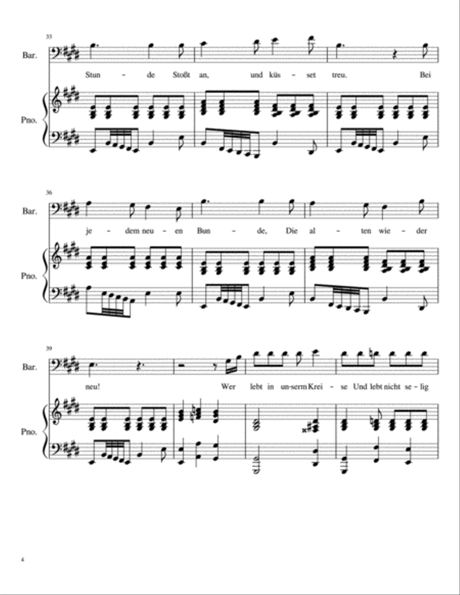 Bundeslied Voice Solo scores gallery preview page 4