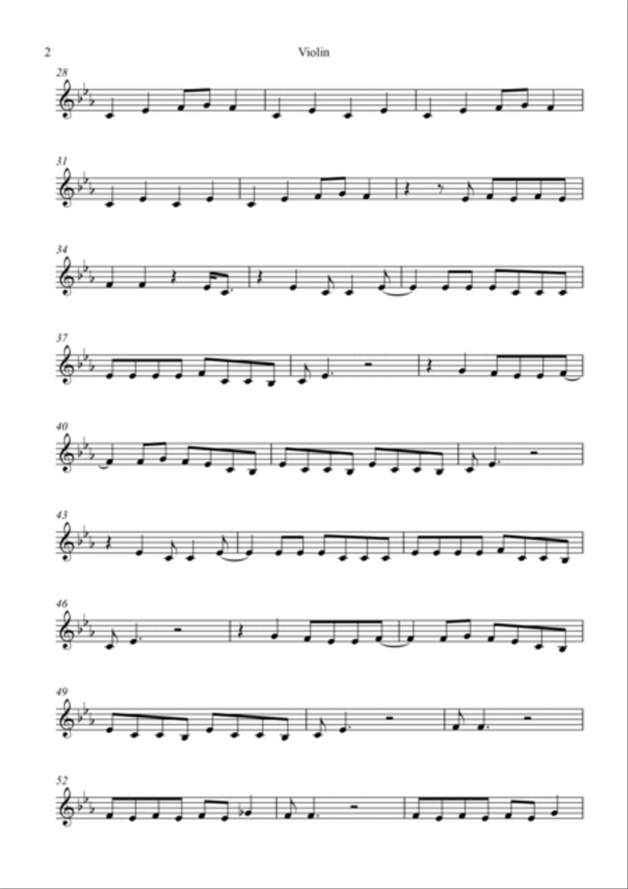 Don't Blame Me Violin Solo scores gallery preview page 2