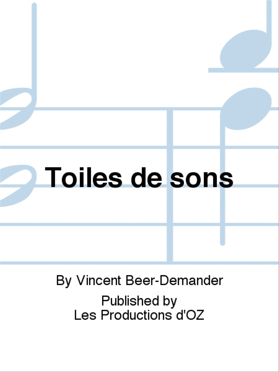 Toiles de sons Orchestra scores gallery preview page 1