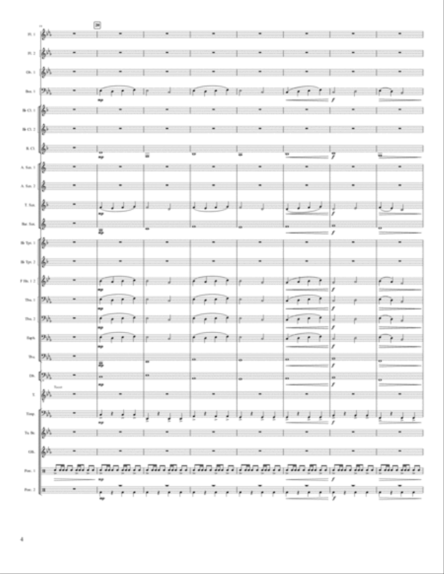 Diebus Nostris Diebus Nostris Large Ensemble scores gallery preview page 4