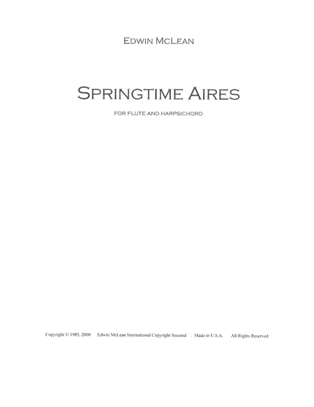 Springtime Aires (Flute and Harpsichord) image number null