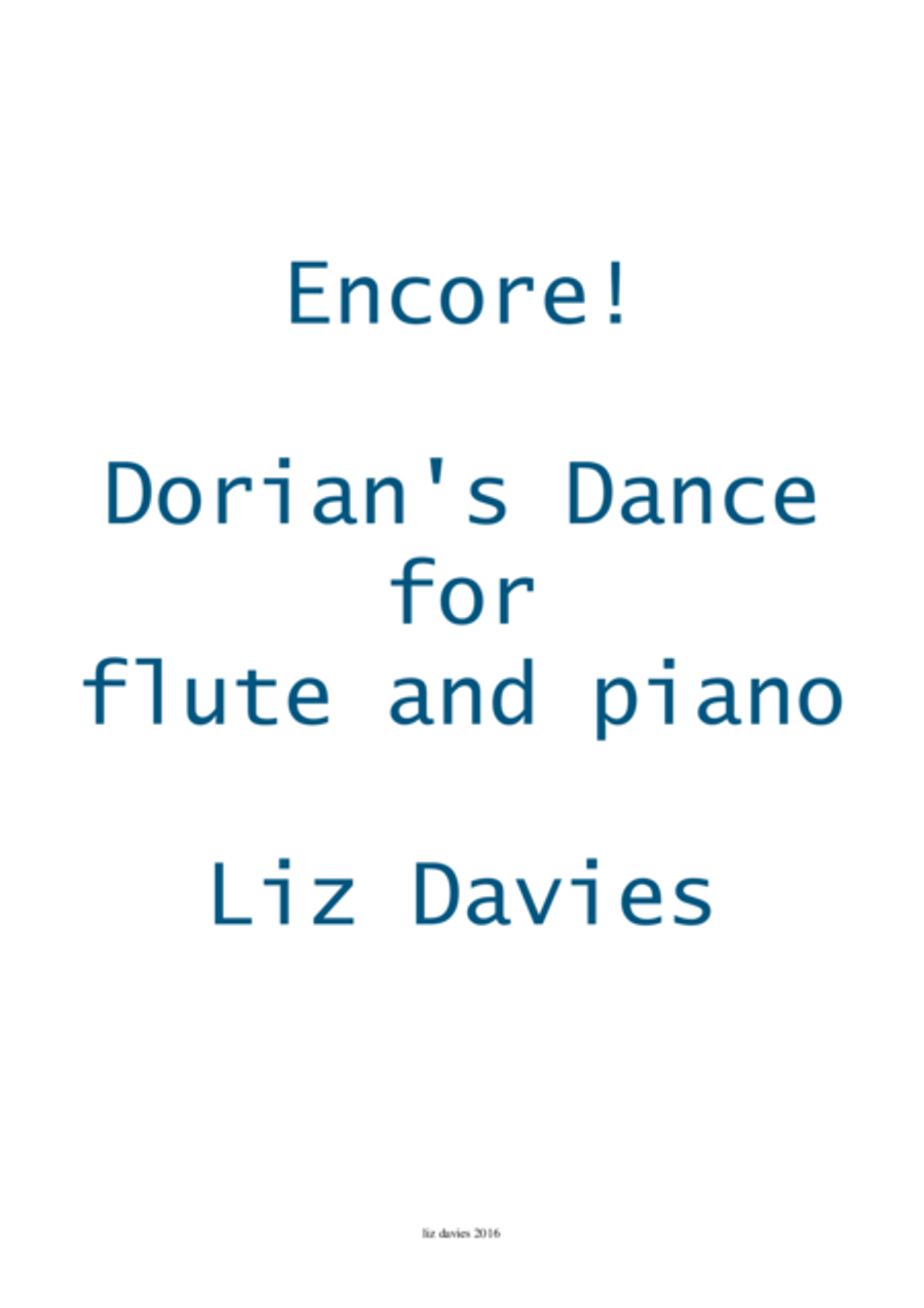 Dorian's Dance Flute Solo scores gallery preview page 1