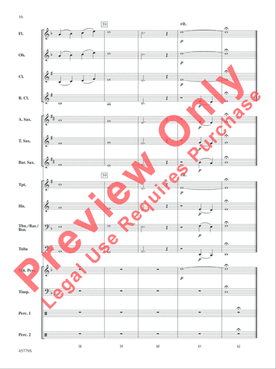 Mary, Did You Know? Concert Band scores gallery preview page 17