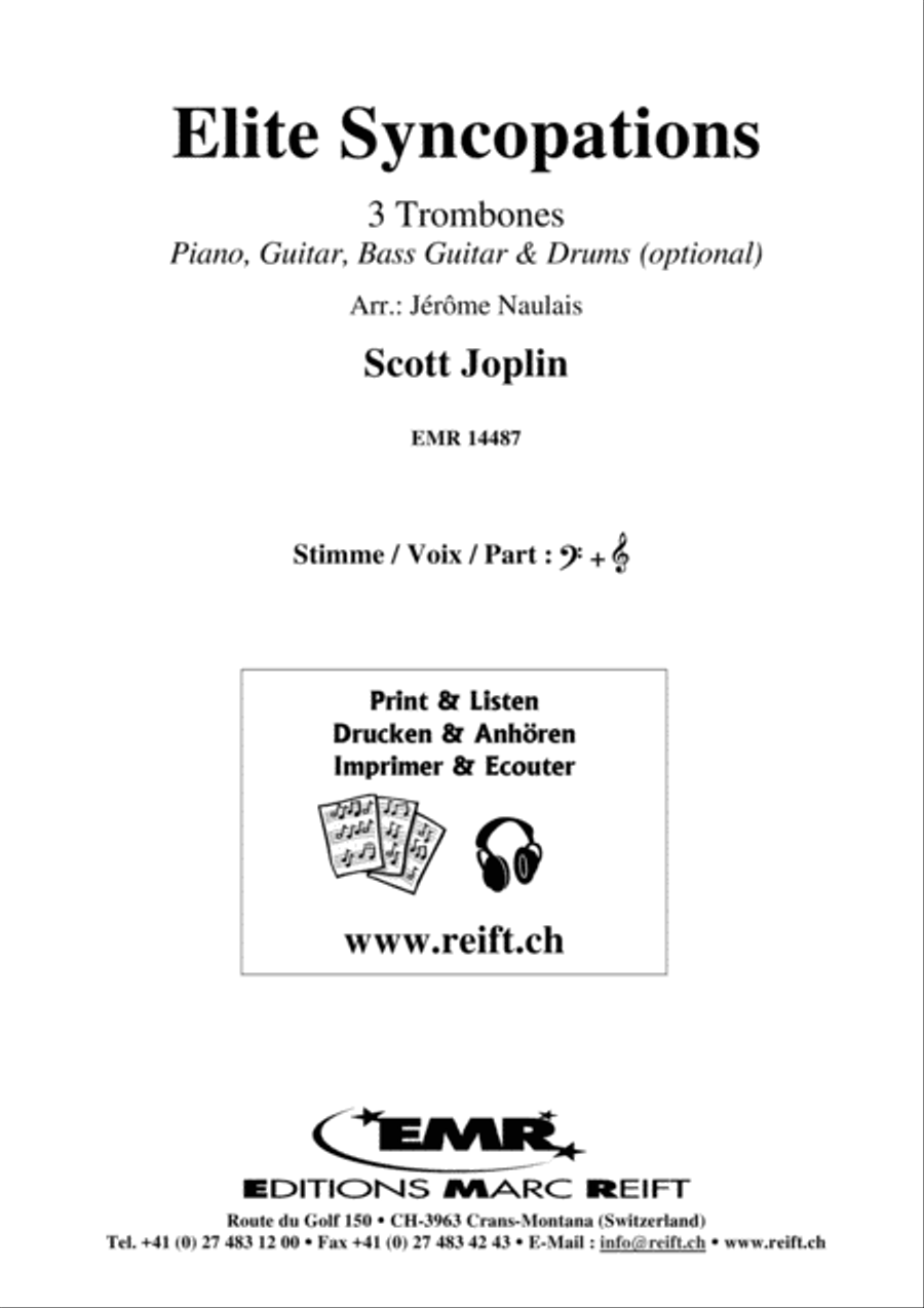 Elite Syncopations Trombone Trio scores gallery preview page 2