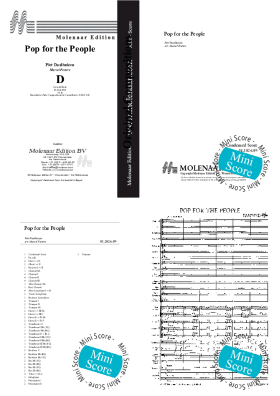 Pop for the People Concert Band scores gallery preview page 2