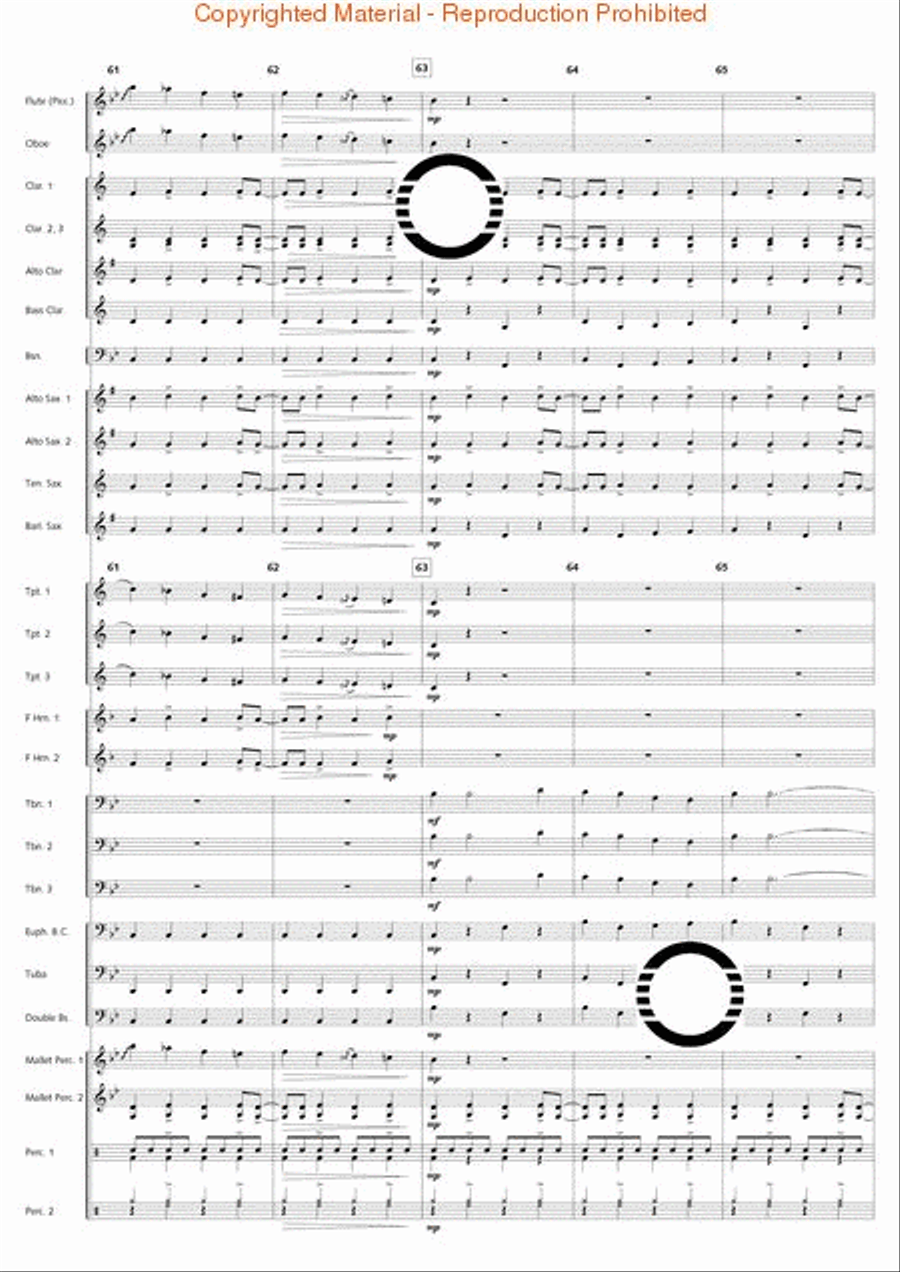 All Aboard! Concert Band scores gallery preview page 14