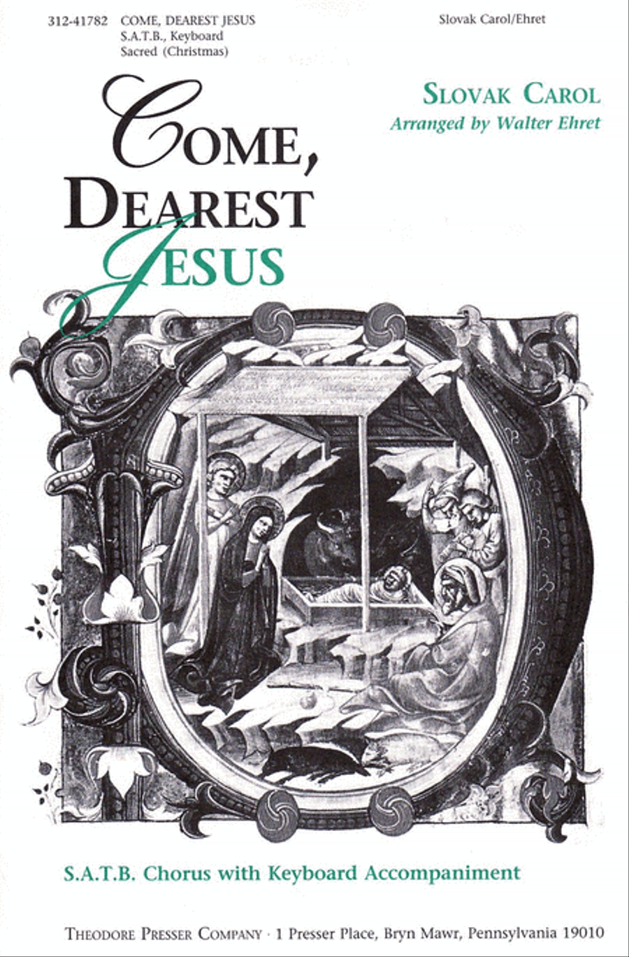 Come, Dearest Jesus 4-Part scores gallery preview page 1