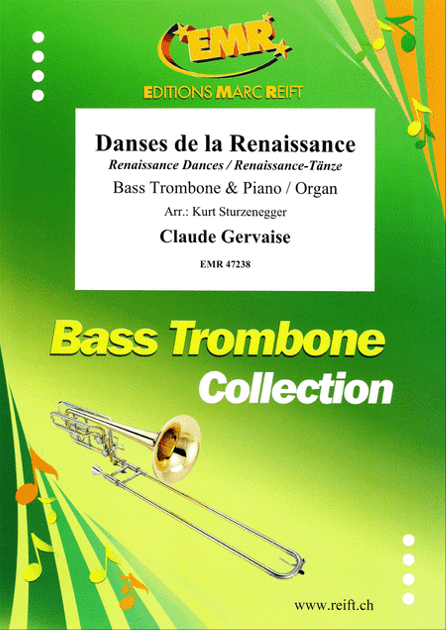 Danses de la Renaissance Trombone scores gallery preview page 1