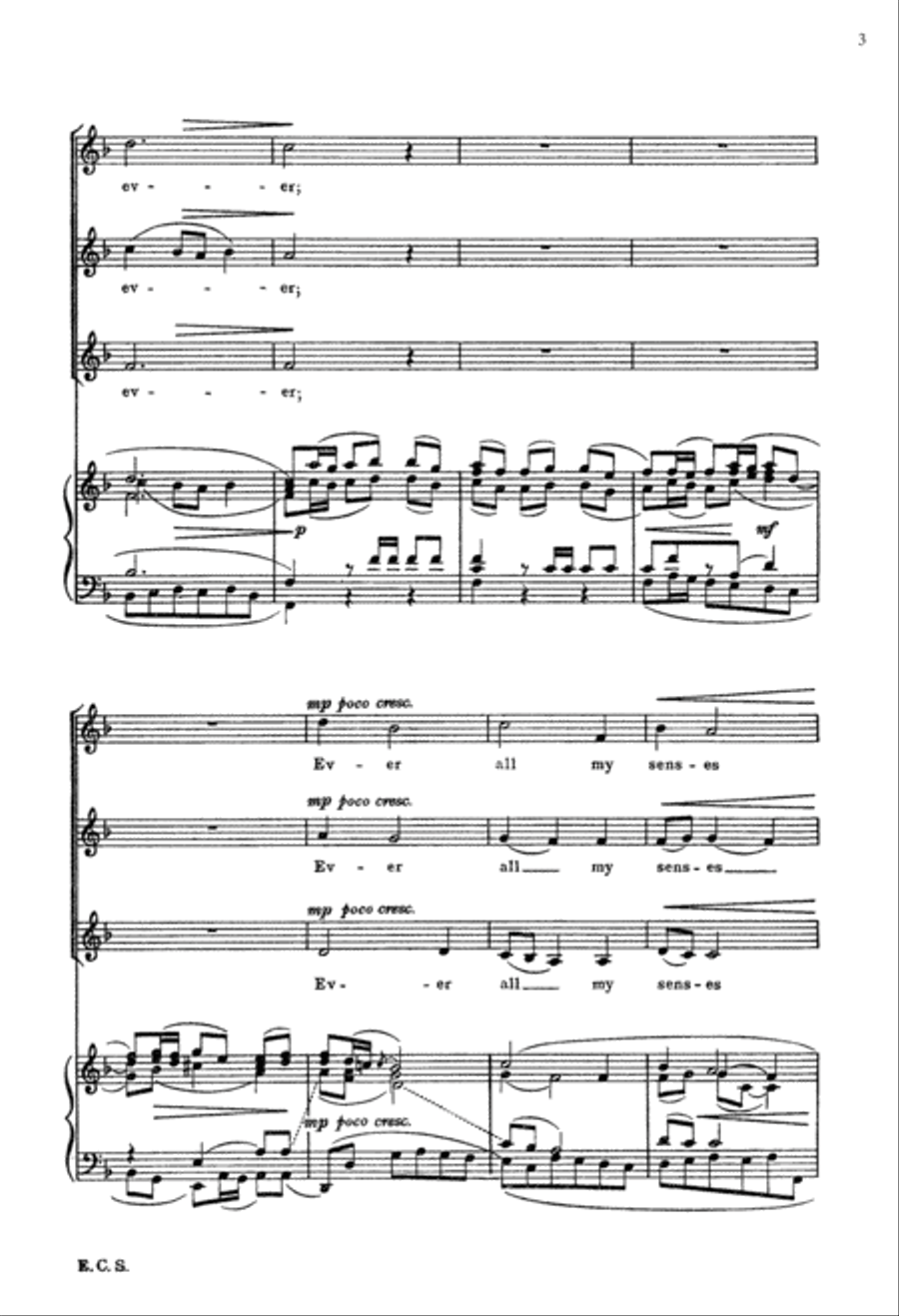 Christmas Oratorio: Jesu, Lead My Footsteps Ever SSA scores gallery preview page 3