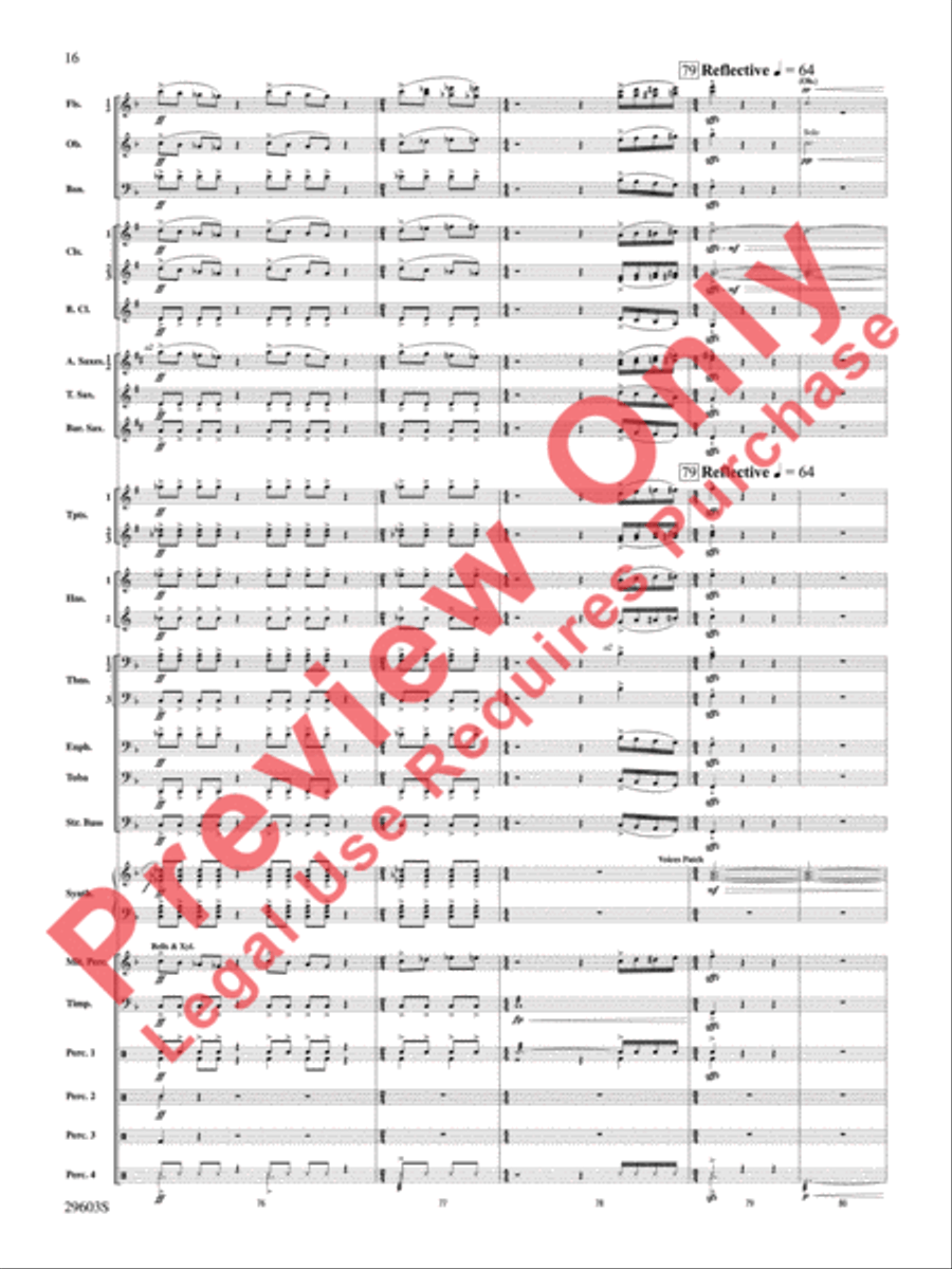 Dillon's Flight Concert Band scores gallery preview page 17