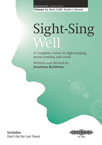 Sight-Sing Well: Teacher's Manual, Volume 1a