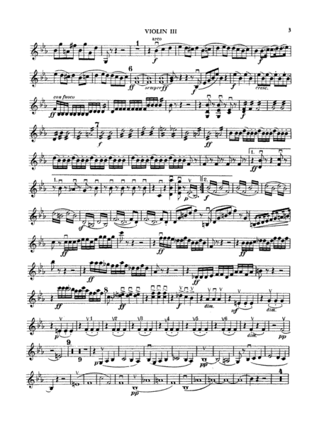 String Octet in E-Flat Major, Op. 20: 3rd Violin (Viola [TC])