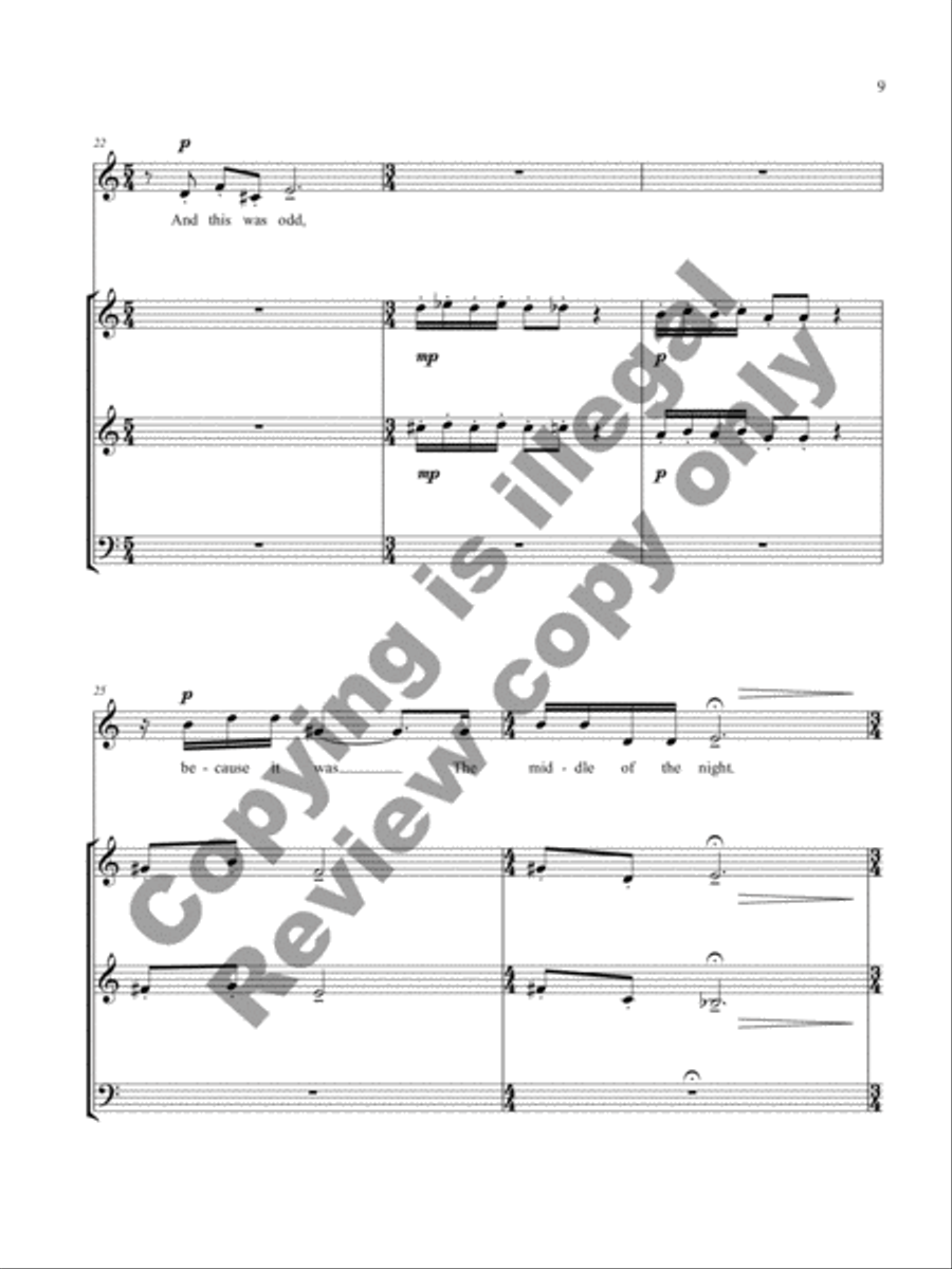 The Walrus and the Carpenter Bassoon scores gallery preview page 22