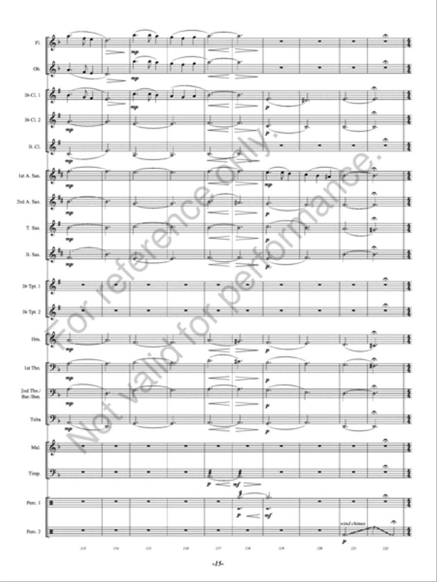 Winterwinds Concert Band scores gallery preview page 16