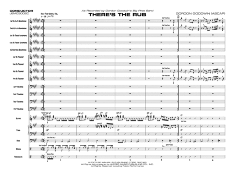 There's the Rub There's the Rub Jazz Ensemble scores gallery preview page 4