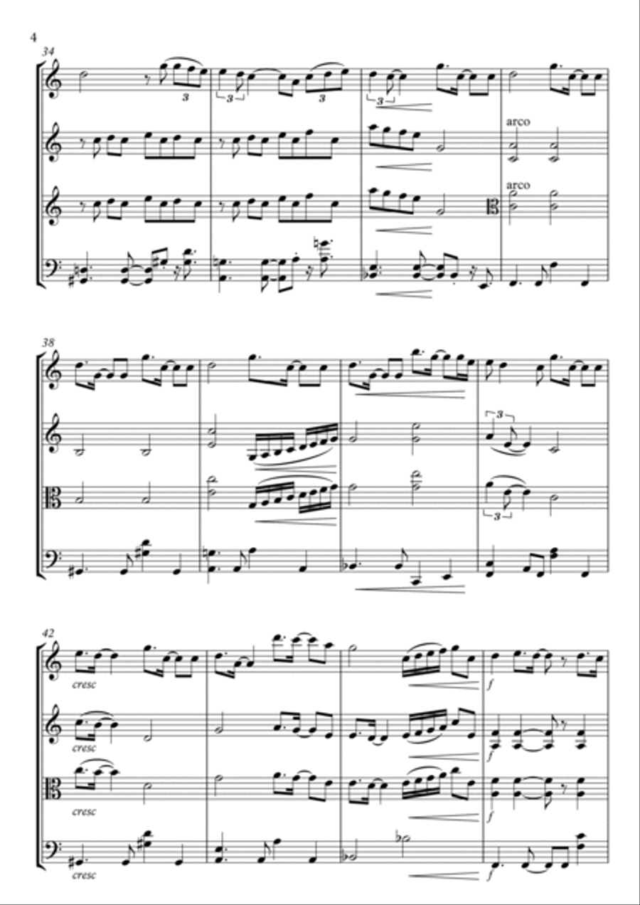 Thank U, Next Thank U, Next String Trio scores gallery preview page 5