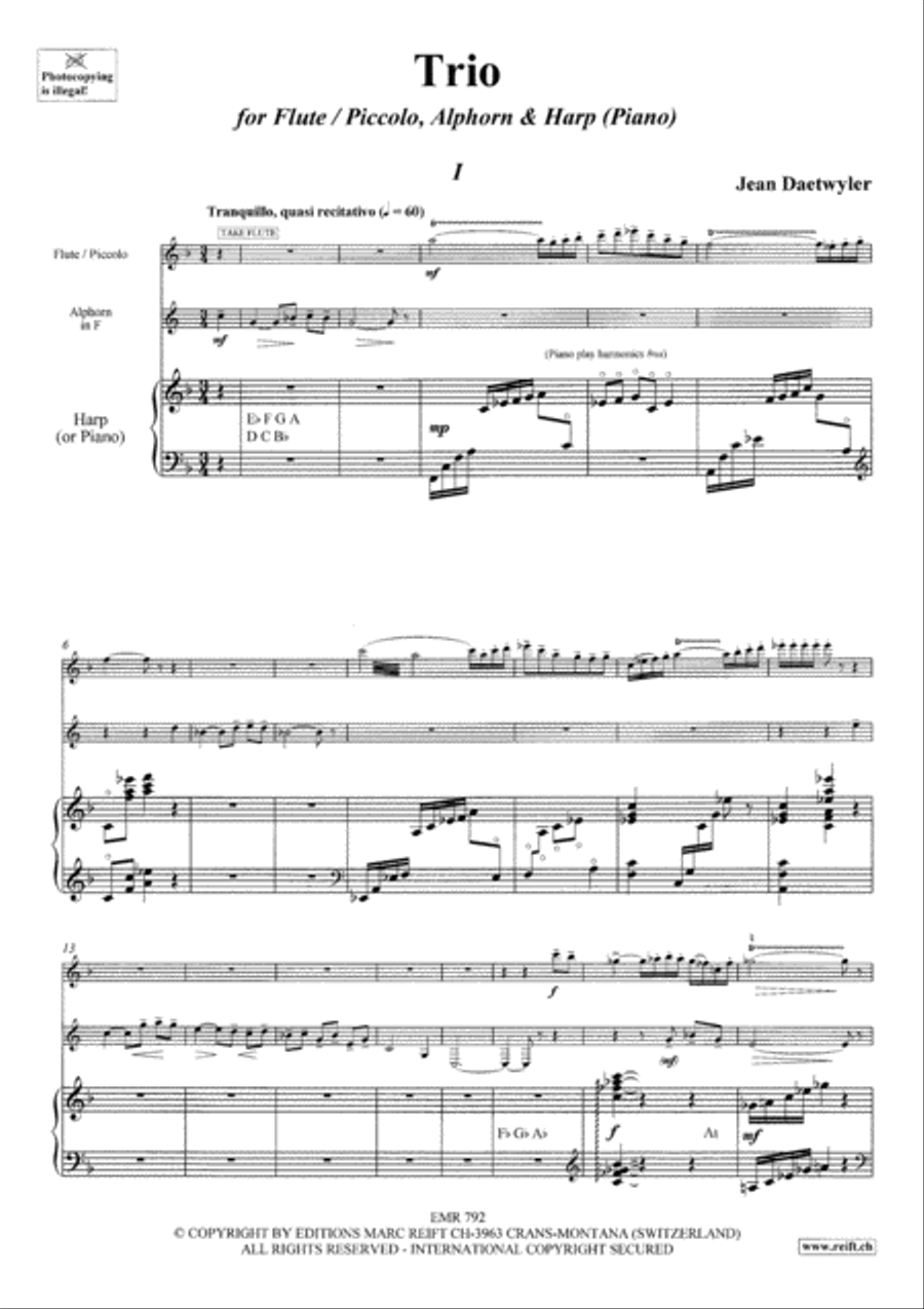 Trio Flute scores gallery preview page 3