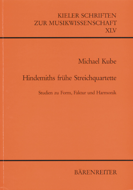 Hindemiths frühe Streichquartette (1915-1923)