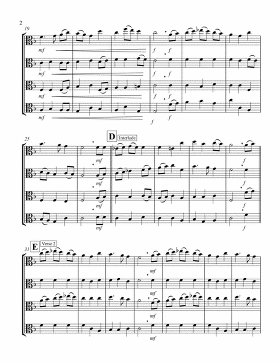 A Virgin Most Pure (F) (Viola Quartet)