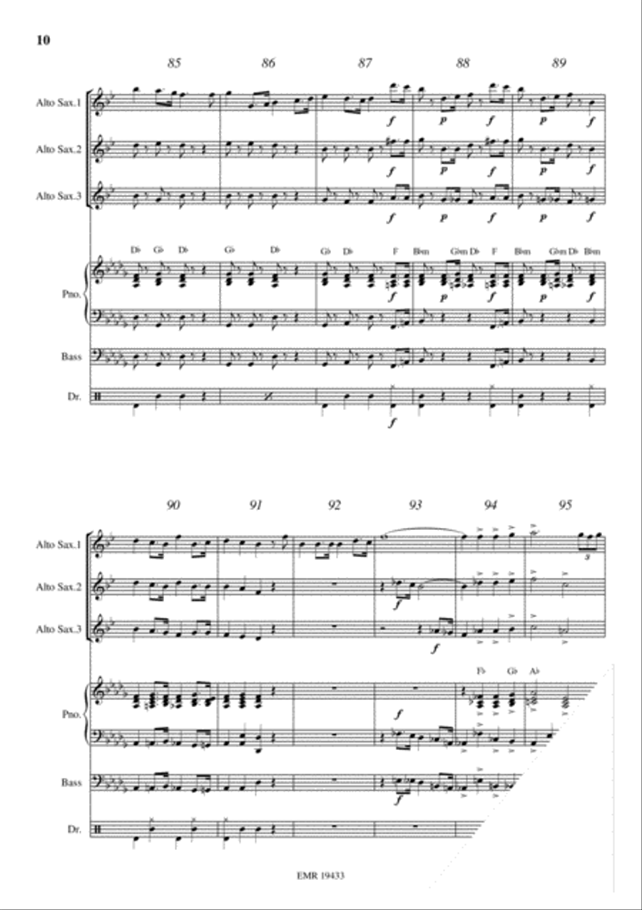 Nautical Airs Alto Saxophone scores gallery preview page 10