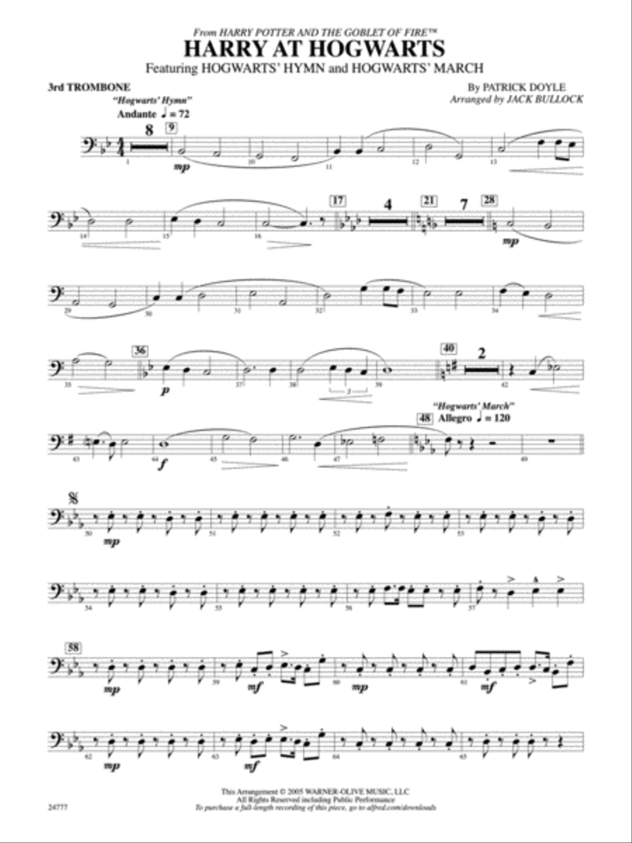 Harry potter trombone on sale