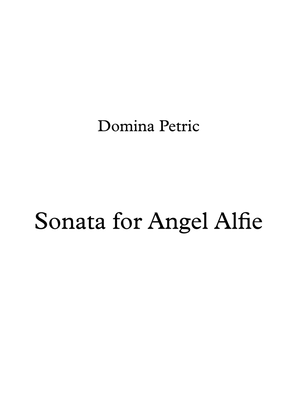 Book cover for Sonata for Angel Alfie