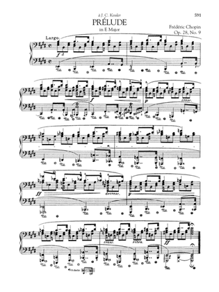 Book cover for Prélude in E Major, Op. 28, No. 9