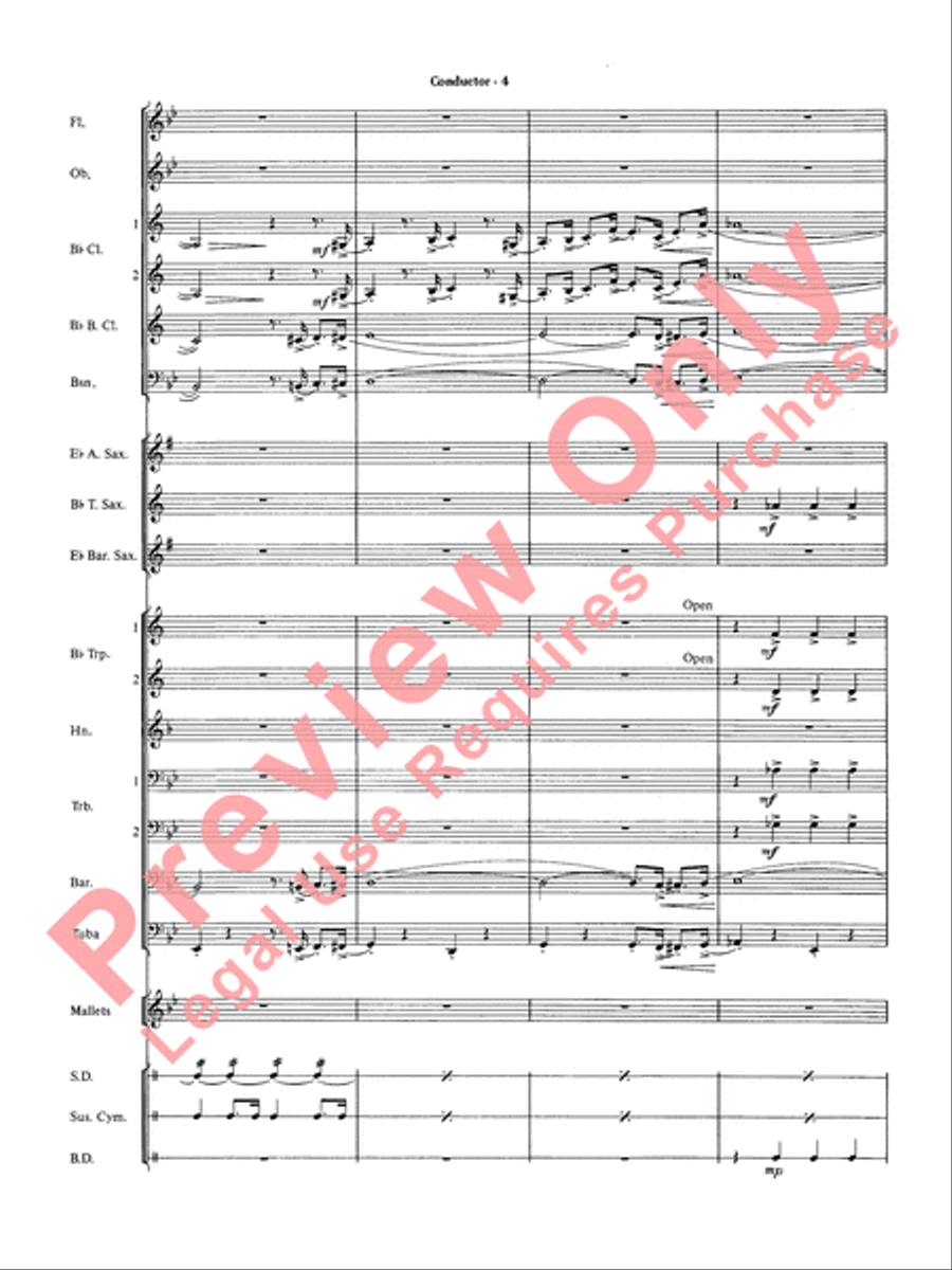The Pink Panther The Pink Panther Concert Band scores gallery preview page 6