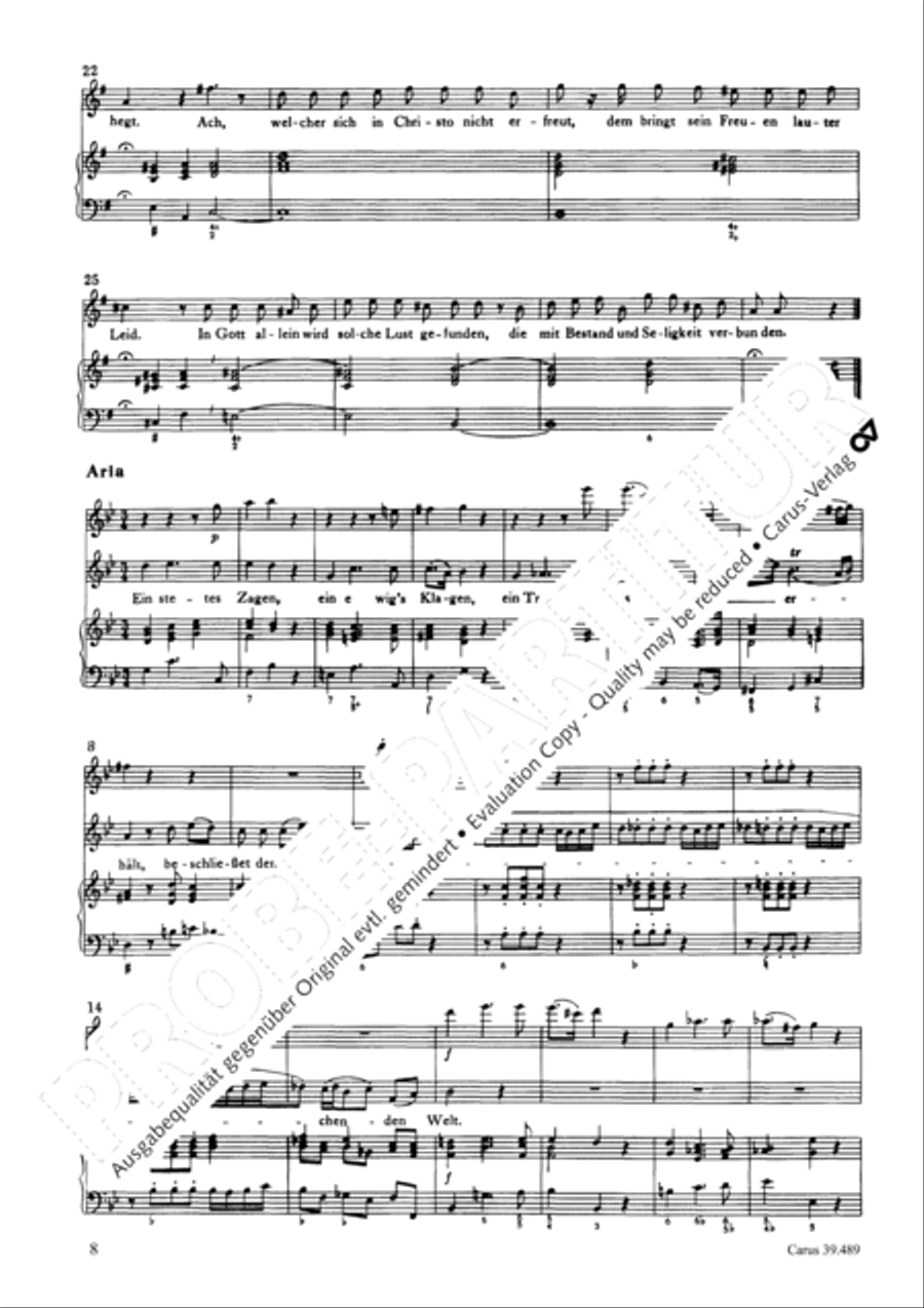 Lauter Wonne, lauter Freude Recorder scores gallery preview page 8