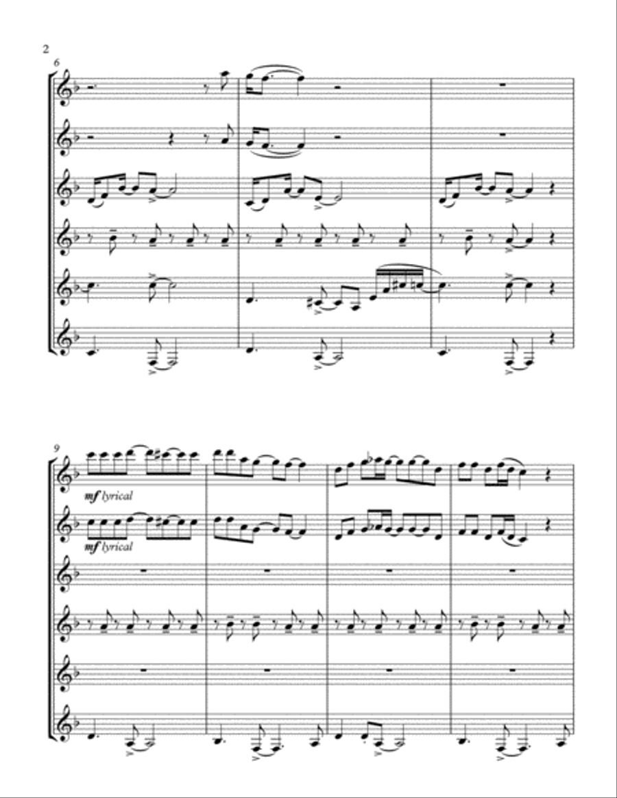 Say It Ain't So Say It Ain't So Woodwind Ensemble scores gallery preview page 2