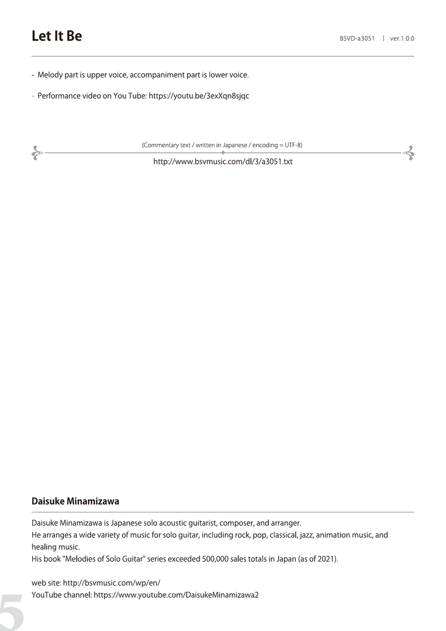 Let It Be Acoustic Guitar scores gallery preview page 5