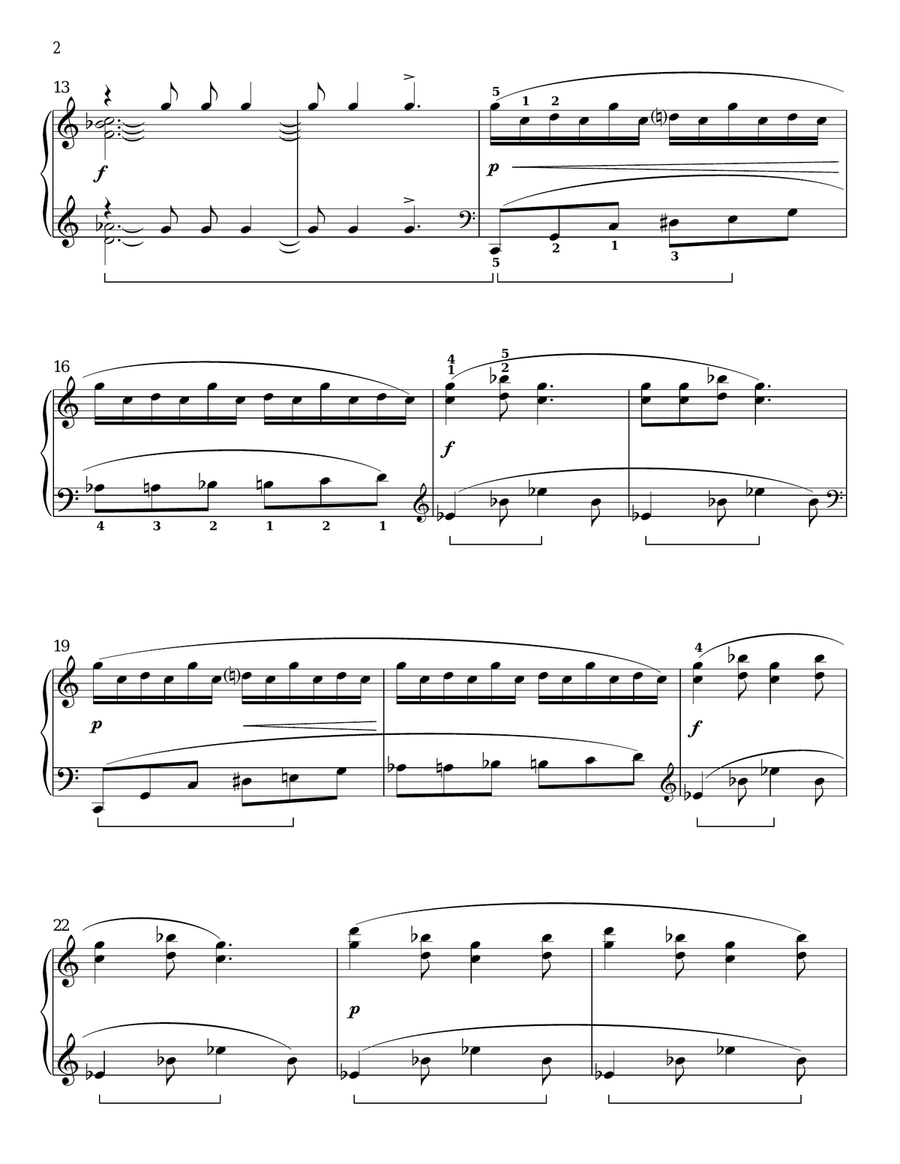 The Leopard On The Seesaw Piano Solo scores gallery preview page 2