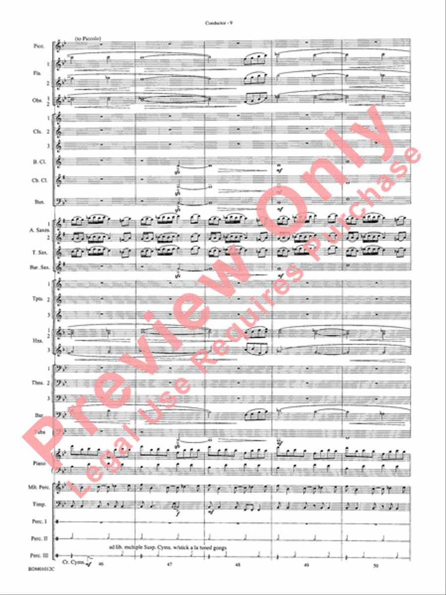 Inchon Concert Band scores gallery preview page 14