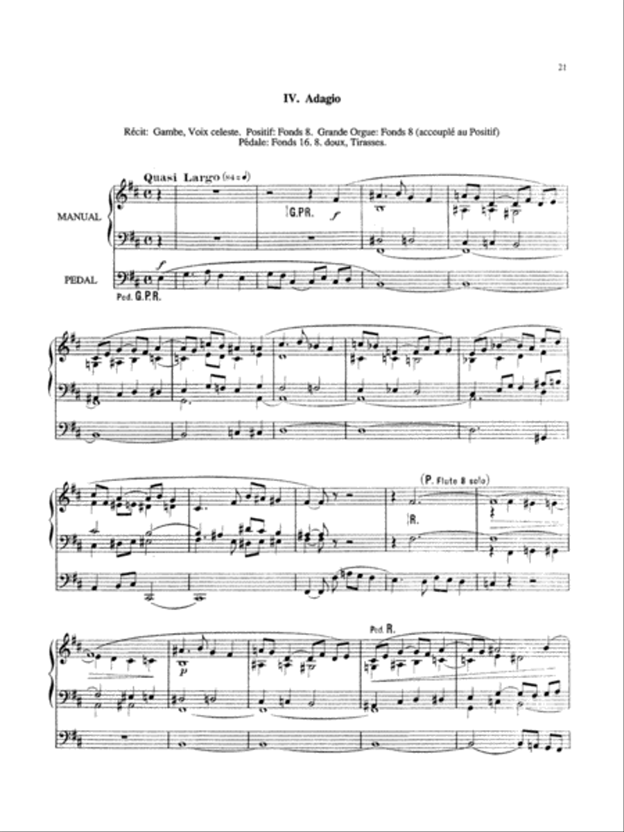 Vierne: Symphony No. 3, Op. 28 Organ scores gallery preview page 1