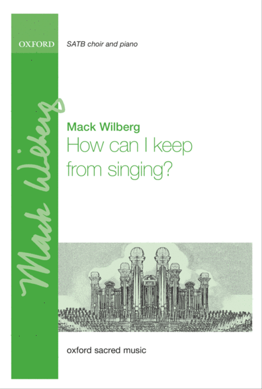 Book cover for How can I keep from singing?