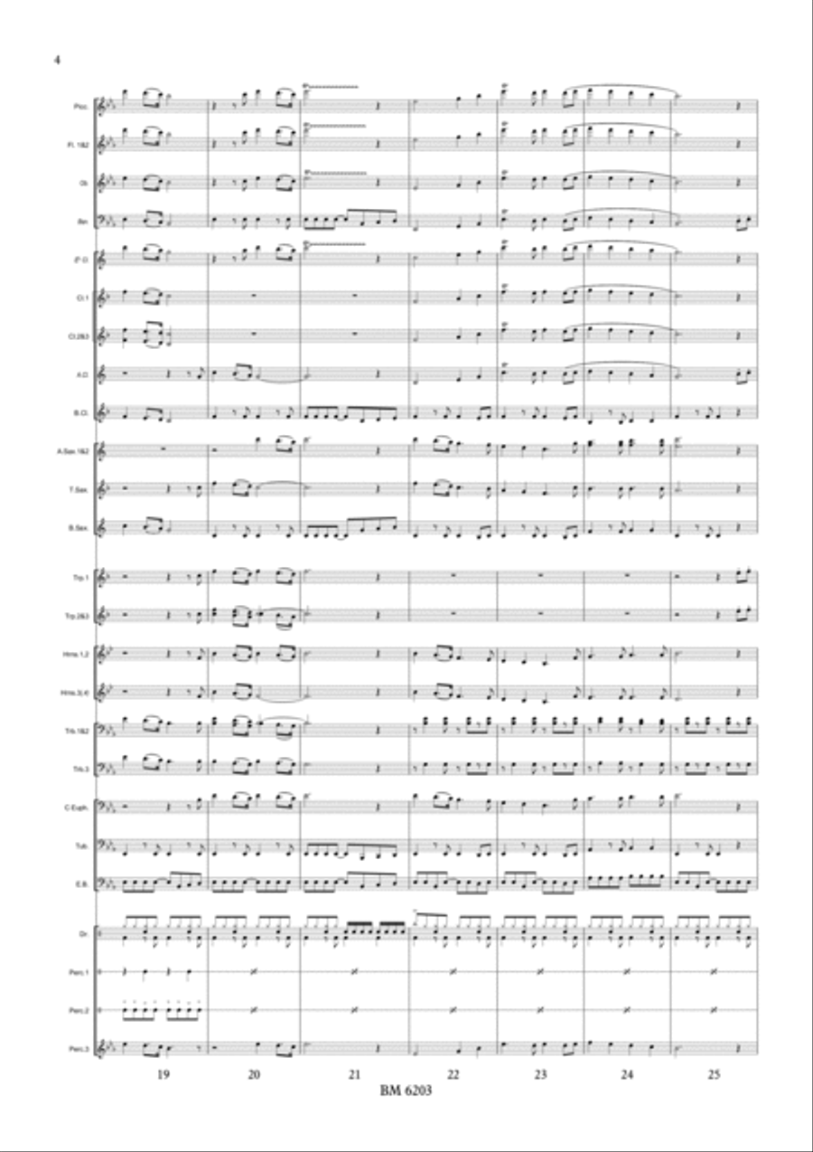 Joy to the Brass Rock for Wind Band Joy to the Brass Rock for Wind Band Concert Band scores gallery preview page 5
