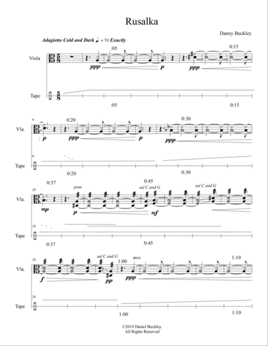 Rusalka Rusalka Viola Solo scores gallery preview page 4