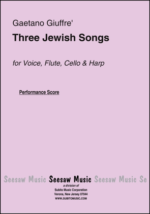 Book cover for Three Jewish Songs