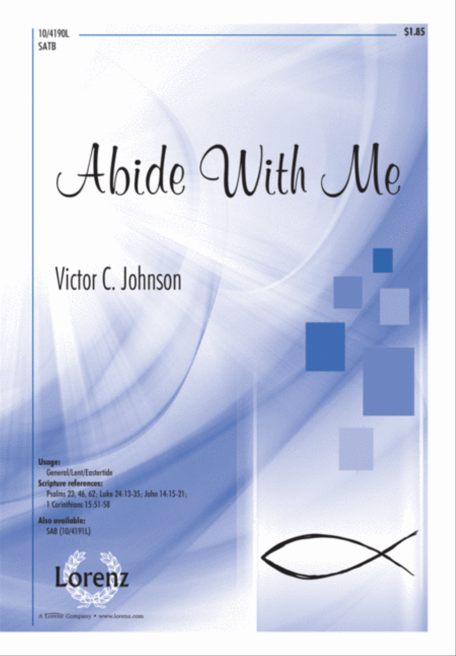 Abide with Me 4-Part scores gallery preview page 1