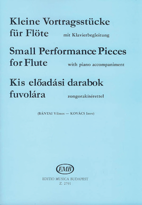Book cover for Small Performance Pieces For Flute And Piano