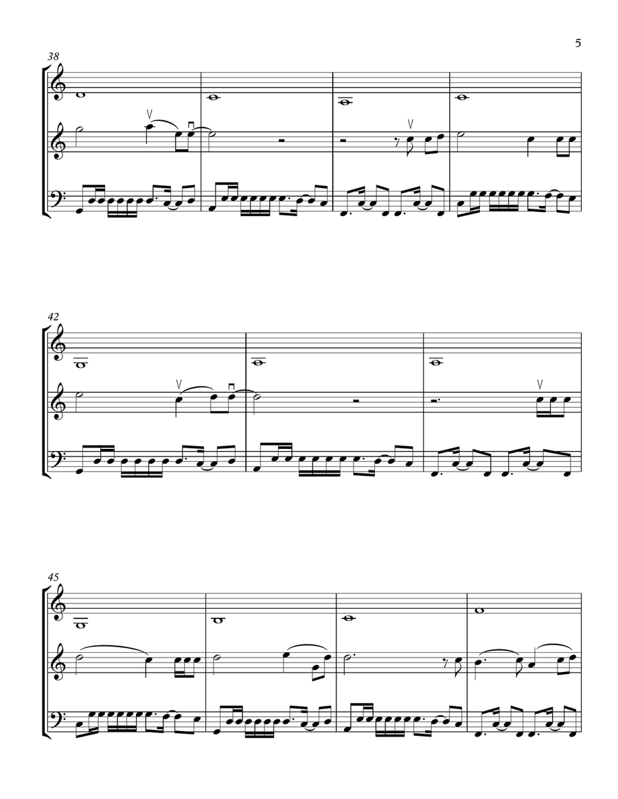 Girls Like You String Trio scores gallery preview page 5