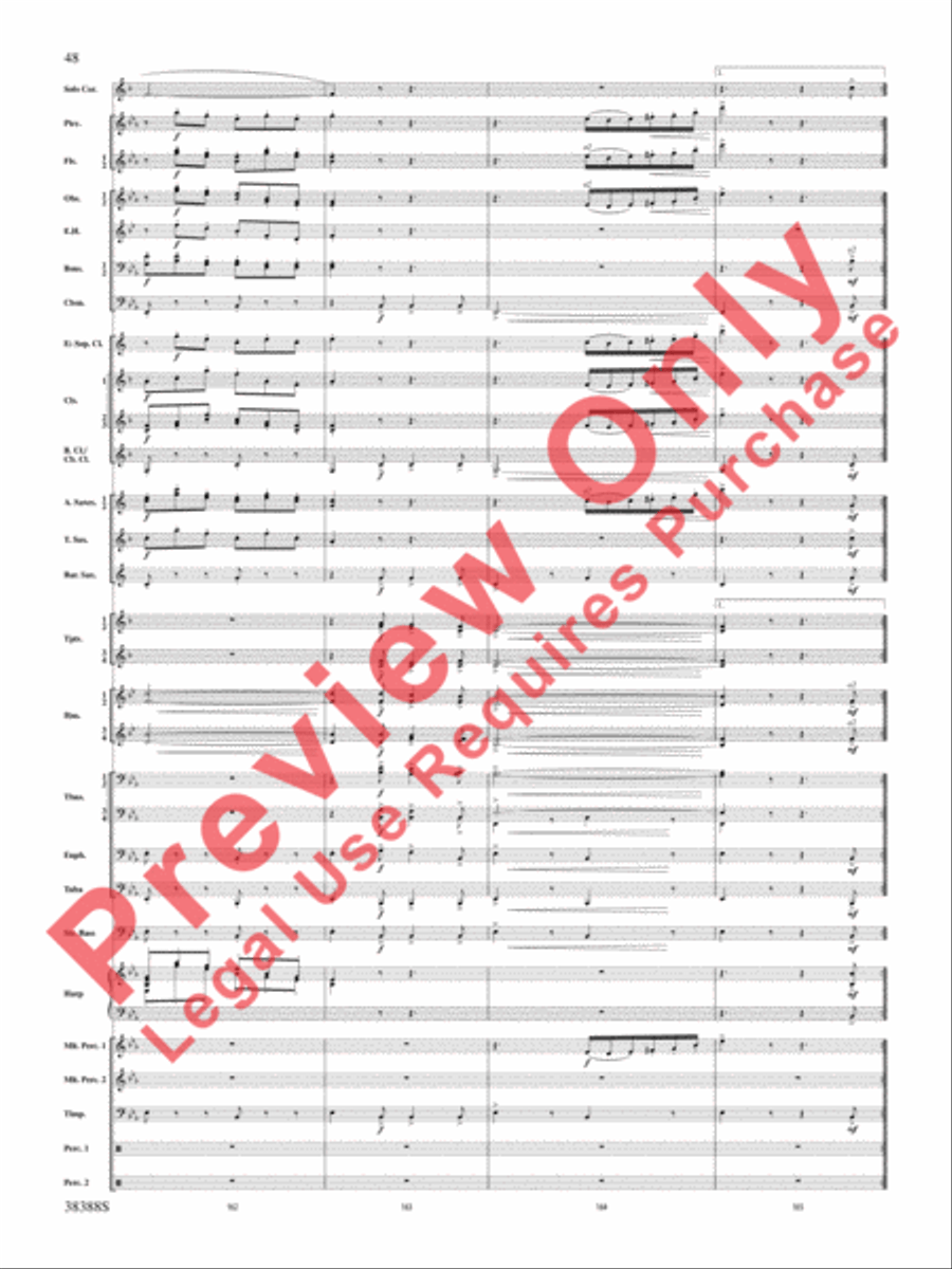 Napoli Napoli Concert Band scores gallery preview page 49