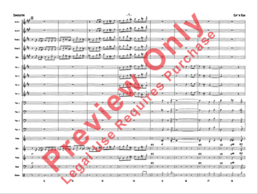 Cut 'n Run Jazz Ensemble scores gallery preview page 10